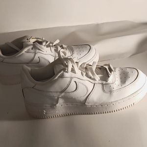 Nikes Air Force ones size 9 and 1/2 adult